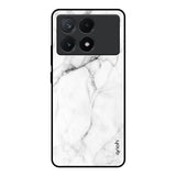 Modern White Marble Poco X6 Pro 5G Glass Back Cover Online