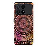 Floral Mandala Poco X6 Pro 5G Glass Back Cover Online