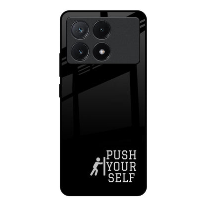 Push Your Self Poco X6 Pro 5G Glass Back Cover Online