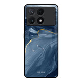 Deep Ocean Marble Poco X6 Pro 5G Glass Back Cover Online
