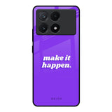 Make it Happen Poco X6 Pro 5G Glass Back Cover Online
