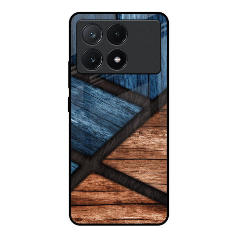 Wooden Tiles Poco X6 Pro 5G Glass Back Cover Online