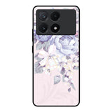 Elegant Floral Poco X6 Pro 5G Glass Back Cover Online