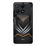 Black Warrior Poco X6 Pro 5G Glass Back Cover Online