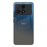 Blue Grey Ombre Poco X6 Pro 5G Glass Back Cover Online