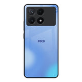 Vibrant Blue Texture Poco X6 Pro 5G Glass Back Cover Online