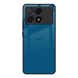 Cobalt Blue Poco X6 Pro 5G Glass Back Cover Online