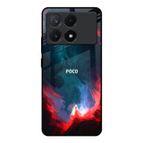 Brush Art Poco X6 Pro 5G Glass Back Cover Online