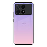 Lavender Gradient Poco X6 Pro 5G Glass Back Cover Online