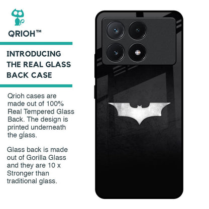 Super Hero Logo Glass Case for Poco X6 Pro 5G