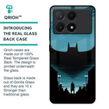Cyan Bat Glass Case for Poco X6 Pro 5G