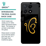 Luxury Fashion Initial Glass Case for Poco X6 Pro 5G