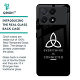 Everything Is Connected Glass Case for Poco X6 Pro 5G