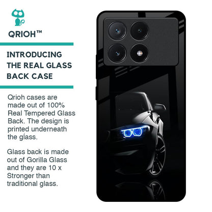 Car In Dark Glass Case for Poco X6 Pro 5G