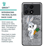 Cute Baby Bunny Glass Case for Poco X6 Pro 5G