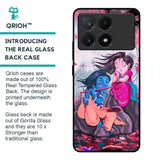 Radha Krishna Art Glass Case for Poco X6 Pro 5G
