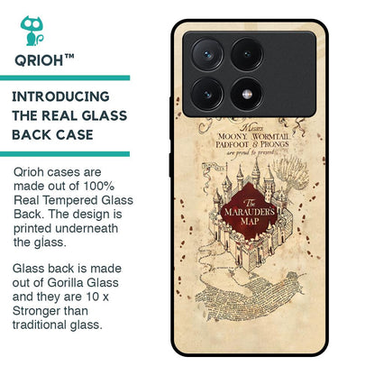 Magical Map Glass Case for Poco X6 Pro 5G