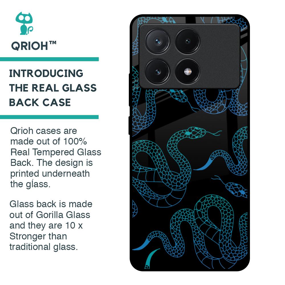 Serpentine Glass Case for Poco X6 Pro 5G