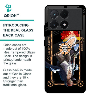 Shanks & Luffy Glass Case for Poco X6 Pro 5G
