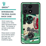 Slytherin Glass Case for Poco X6 Pro 5G