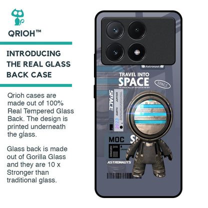 Space Travel Glass Case for Poco X6 Pro 5G