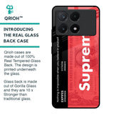 Supreme Ticket Glass Case for Poco X6 Pro 5G