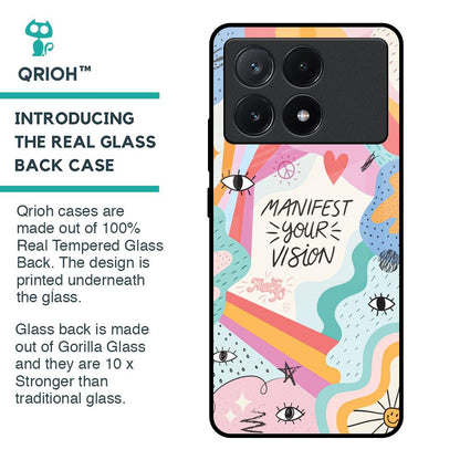 Vision Manifest Glass Case for Poco X6 Pro 5G