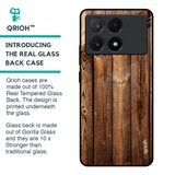 Timber Printed Glass Case for Poco X6 Pro 5G