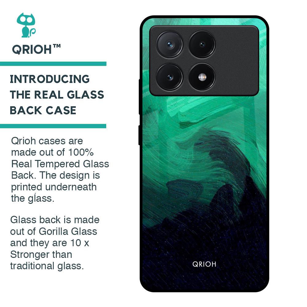 Scarlet Amber Glass Case for Poco X6 Pro 5G