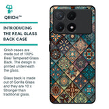 Retro Art Glass Case for Poco X6 Pro 5G