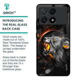 Aggressive Lion Glass Case for Poco X6 Pro 5G