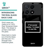 Dope In Life Glass Case for Poco X6 Pro 5G