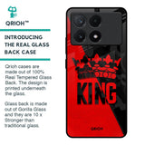 I Am A King Glass Case for Poco X6 Pro 5G