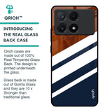 Bold Stripes Glass Case for Poco X6 Pro 5G