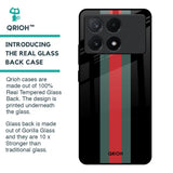 Vertical Stripes Glass Case for Poco X6 Pro 5G