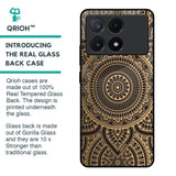 Luxury Mandala Glass Case for Poco X6 Pro 5G