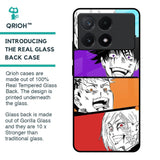 Anime Sketch Glass Case for Poco X6 Pro 5G