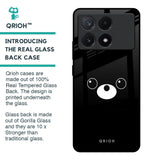 Cute Bear Glass Case for Poco X6 Pro 5G