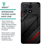Modern Abstract Glass Case for Poco X6 Pro 5G