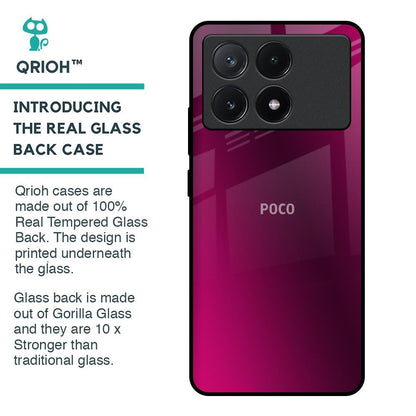 Pink Burst Glass Case for Poco X6 Pro 5G