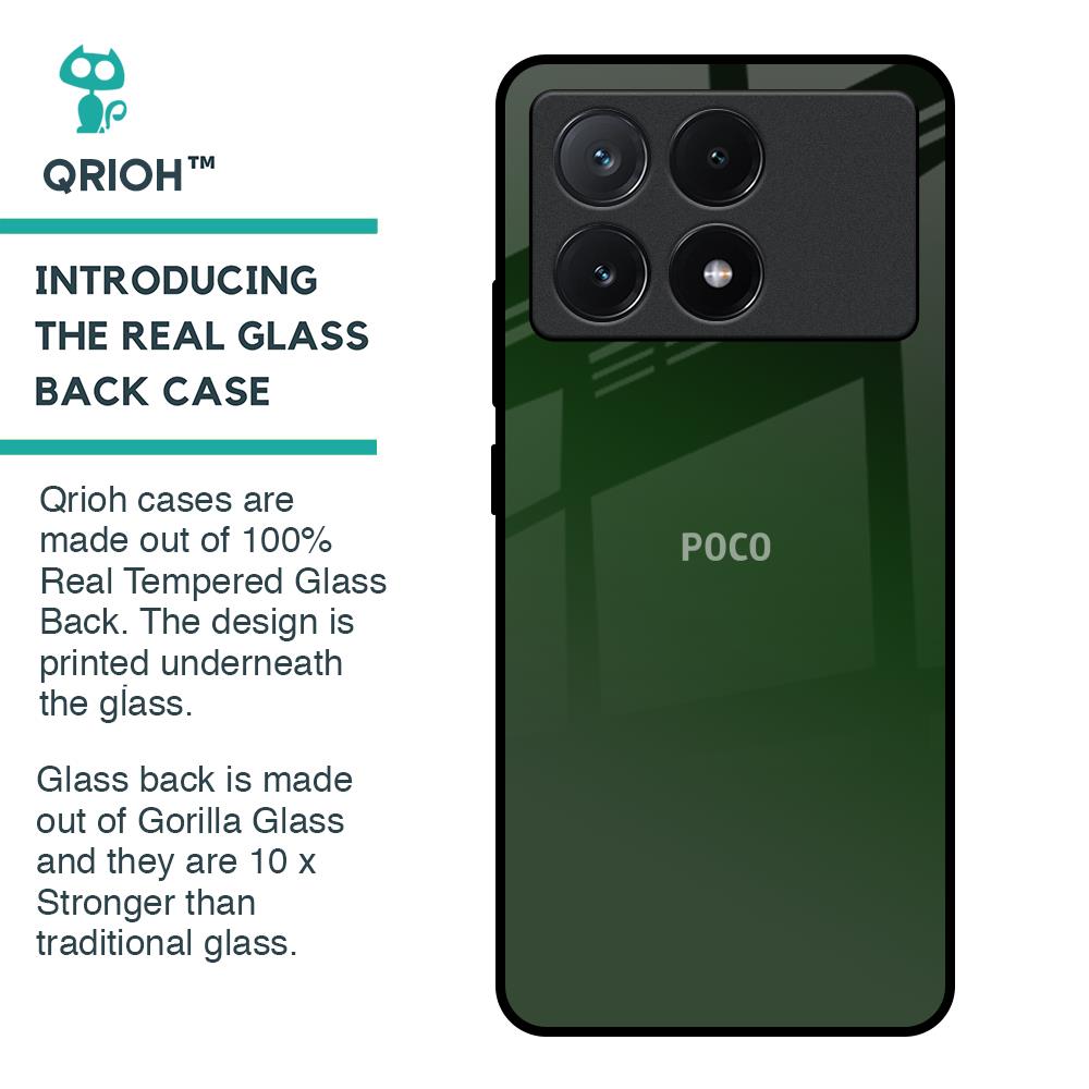 Deep Forest Glass Case for Poco X6 Pro 5G