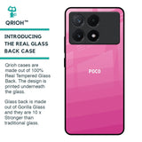 Pink Ribbon Caddy Glass Case for Poco X6 Pro 5G