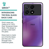 Ultraviolet Gradient Glass Case for Poco X6 Pro 5G