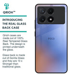 Blue Aura Glass Case for Poco X6 Pro 5G
