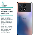 Blue Mauve Gradient Glass Case for Poco X6 Pro 5G