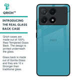 Oceanic Turquiose Glass Case for Poco X6 Pro 5G