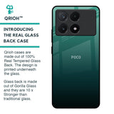 Palm Green Glass Case For Poco X6 Pro 5G