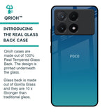 Celestial Blue Glass Case For Poco X6 Pro 5G
