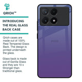 Indigo Pastel Glass Case For Poco X6 Pro 5G