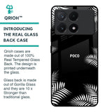 Zealand Fern Design Glass Case For Poco X6 Pro 5G